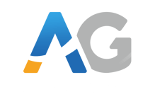 AG Logo ReImagined - White Text