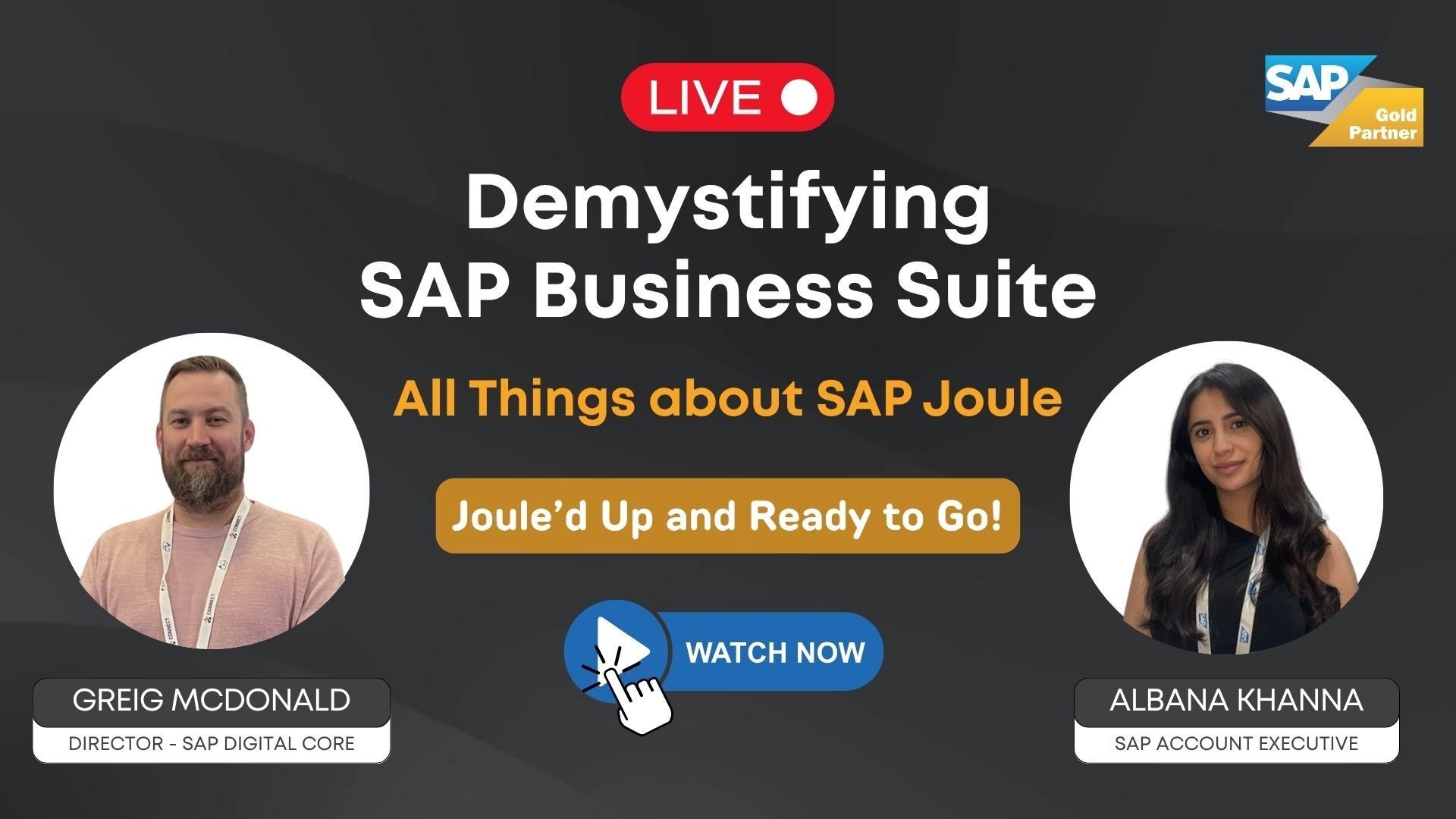 Episode 2 - Business Suite & Joule - Live Day Email